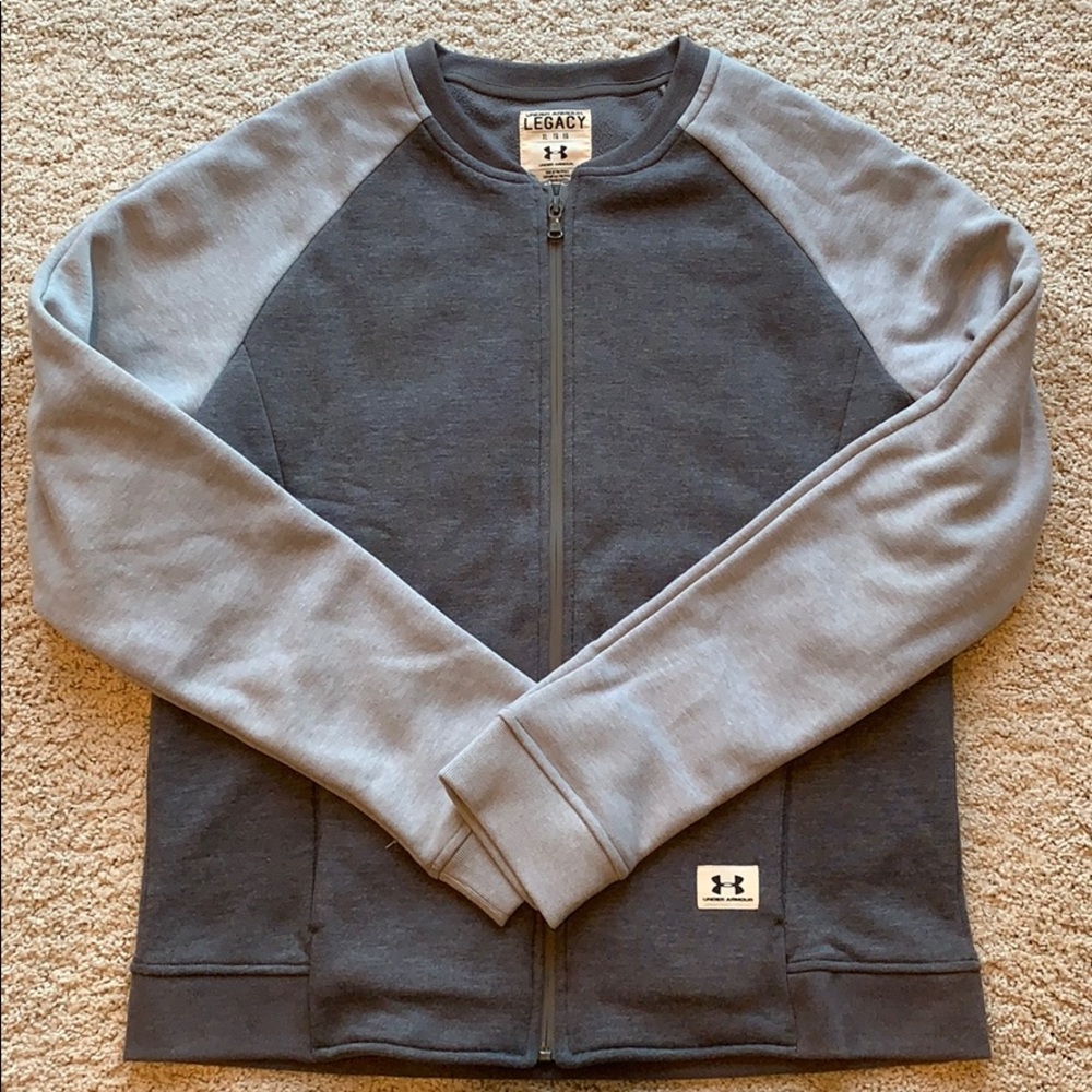 NWOT Under Armour Girls Legacy Bomber Jacket
